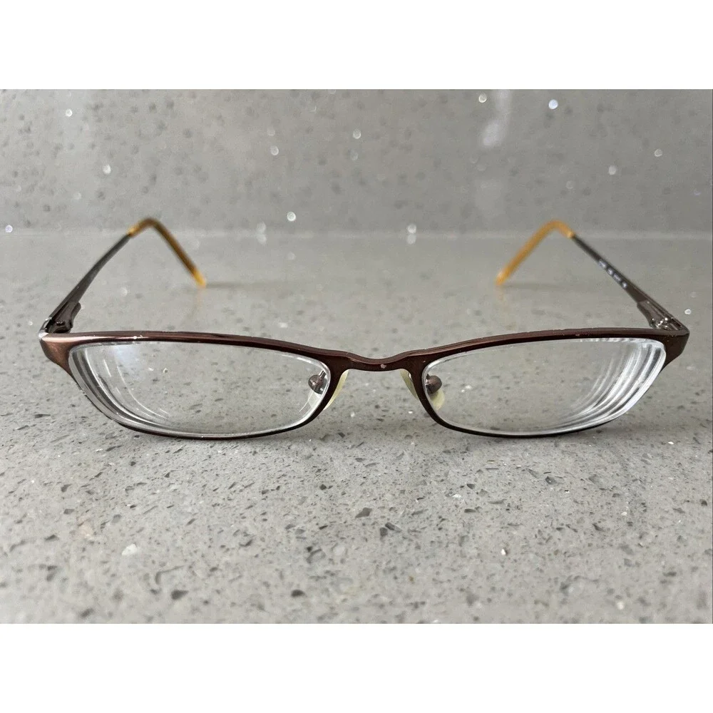 DKNY Eyeglasses Frames Only 51-17-135 DY 5551 1034 Designer Brown Full Rim